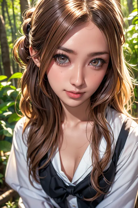 Realistic, masterpiece, Highest quality, Highest Resolution, High Detail, Soft Light, Professional Lighting, Backlight, Film Grain, The background is blurred, Japanese , (The subject was photographed from above at an angle, The model does not look at the c...