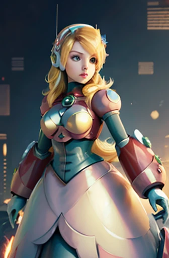 Princess Rosalina, robot woman, android woman, robot joints