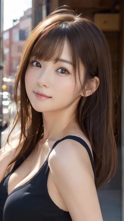 (Representative works:1.3)、(8k、Realistic、RAW Photos、Best image quality:1.4)、(30 year old mature woman)、Small face、Beautiful Face、(Realistic Face)、No makeup、Natural Makeup、light makeup、 (Dark brown hair)、Beautiful hairstyle、Realistic eyes、Beautiful details、...