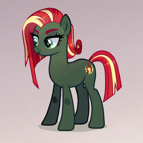 score_9, score_8_up, score_7_up, score_6_up, score_5_up, score_4_up, show accurate, full body, simple background, feral pony, female pony, adorable appearance, original character, cutiemarck, earth pony