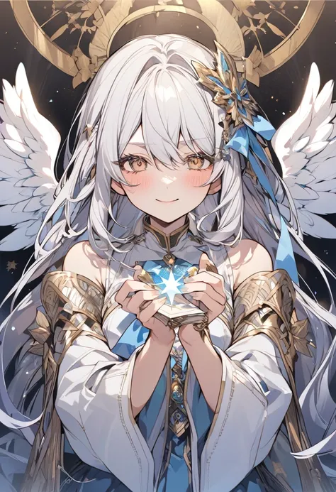 Draw an angel of peace