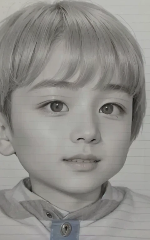 A picture of a boy with a medal around his neck, Inspired by Yanjun Chen, Inspired by Huang Gongwang, Inspired by Yonghao Han, Detailed face of asian boy, Inspired by Russell Dongjun Lu, inspired by Matsumura Goshun, Colored pencil sketch, Yanjun Chent, In...