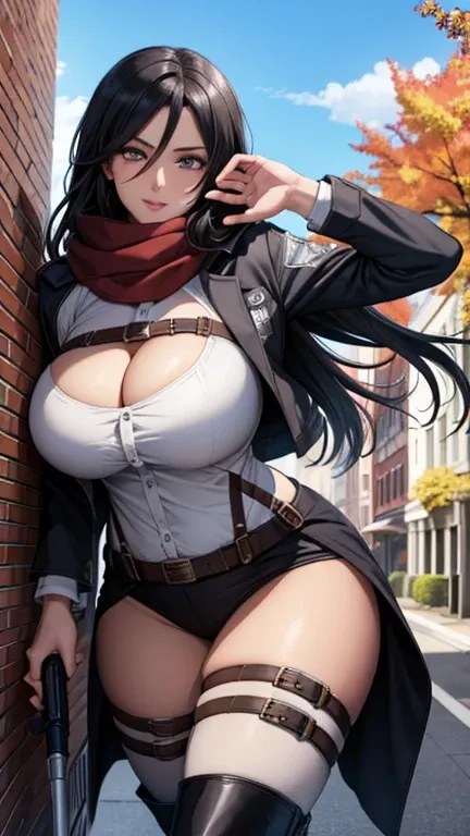 (masterpiece, best quality, glowing light, glistening, shiny skin, ultra detailed, detailed background, complex background),(perfect face, detailed face, detailed eyes, perfect hands, perfect fingers), (large boobs:1.2,smile),(mature female:1.4),cowboy sho...