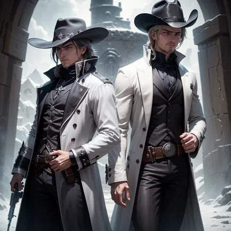 create me an rpg character from tormenta 20, arton, where is a gunslinger sheriff, uses two white revolvers and has a white hat,...