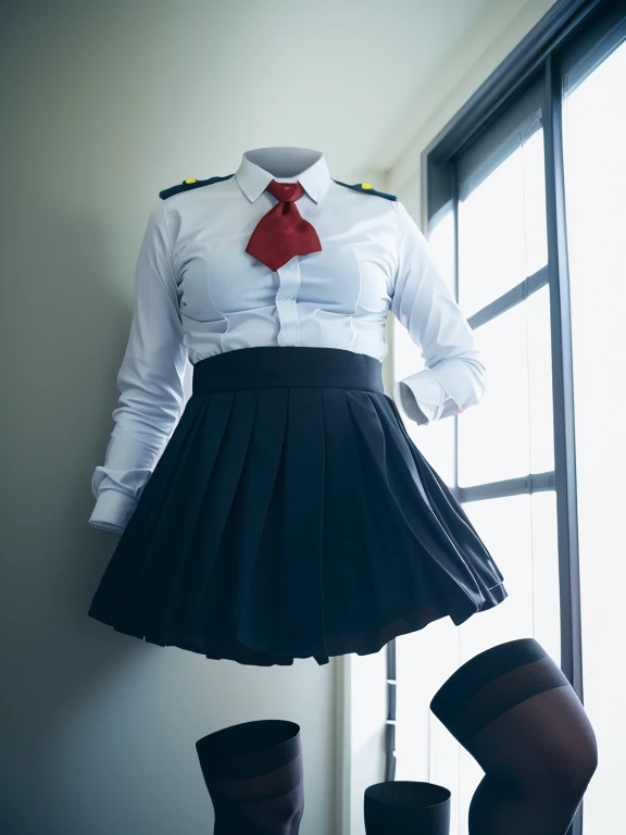 You can even see the feet, (Arch your back), Be patient with peeing, mini skirt, (From below), uniform, (can not see, No humans, Headless, Faceless:1.5), Cute big tits, (8k, RAW Photos, Highest quality, masterpiece:1.2), (Realistic, photo-Realistic:1.37), ...