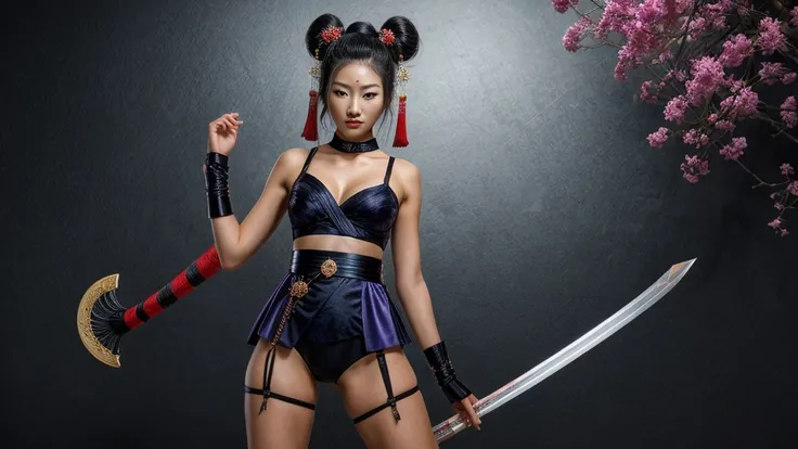 ORIENTAL WARRIOR- GEISHA- SAMURAI SWORD- SEXY- TINY BLACK PANTIES- DETAILED PHOTO- ANGRY FACE- BEAUTIFUL BODY- SHINY TEMPLE- KNEES- COLORFUL HD- SAMURAI- NINJA- BEAUTIFUL- FULL BODY FRAME- DETAILED PHOTO- HD 2.2- FULL OF DETAILS- REAR- BEAUTIFUL FACE- STRA...