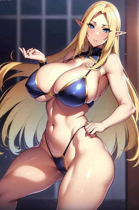 ((4k)),((masterpiece)),(best quality),((ultra detailed)), ((beautiful blurry background)), ((cinematic lighting)), depth of field, (dynamic angle),((beautiful detailed eyes), ((dynamic pose)), pretty face, large , ((cleavage)), black bikini,best quality, m...