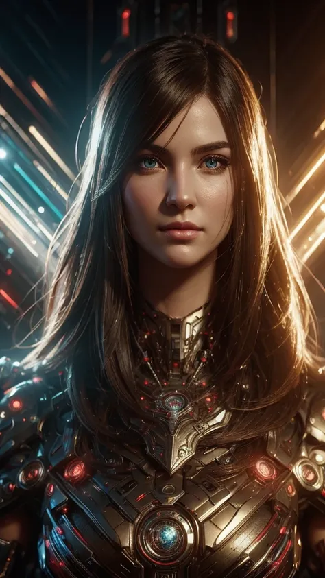 handsome girl, wlop, masterpiece, octane, concept art, glittering