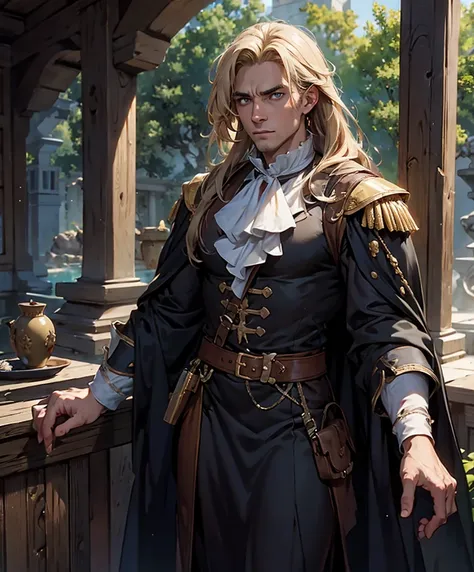 score_9, score_8_up, score_7_up,  (((Solo focus)))  Generate a handsome and attractive male Catholic priest dressed in 18th century French fashion.  Dresses as an 18th century Catholic priest. He is a rugged and thrilling adventurer dressed in 18th century...