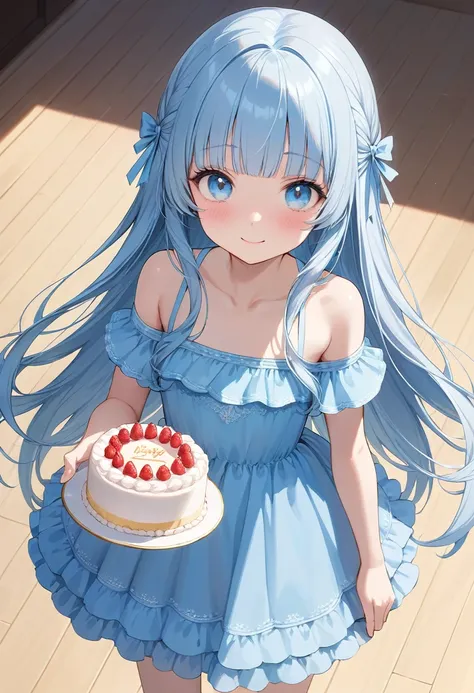 masterpiece, best quality, extremely detailed, (illustration, official art:1.1), 1 girl ,(((( light blue long hair)))), ,(((( light blue long hair)))),light blue hair, , long hair ((blush)) , cute face, big eyes, masterpiece, best quality,(((((a very delic...