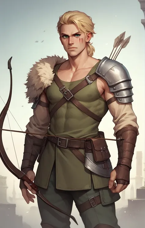 arrow warrior, blonde