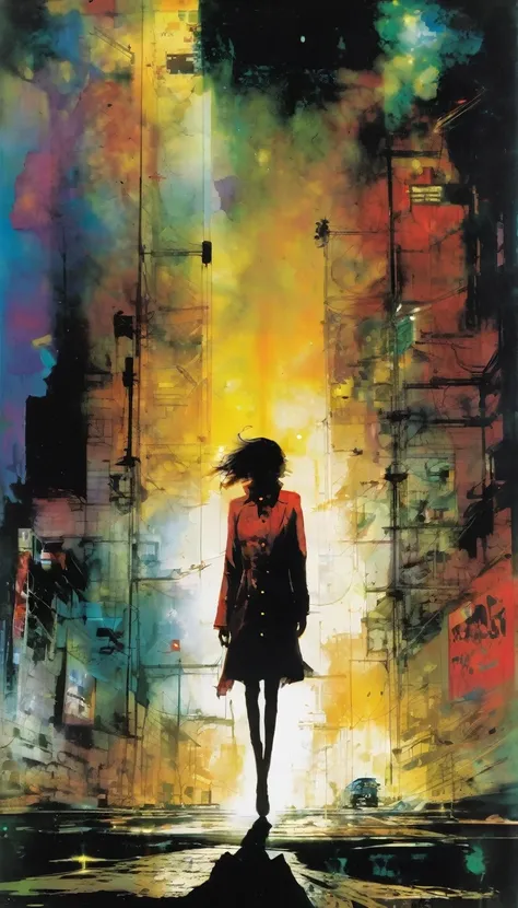 life , art inspired by Bill Sienkiewicz and Dave McKean.
