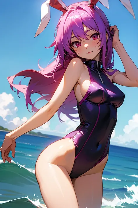 Reisen Udongain Inaba from Touhou Project wearing a swimsuit