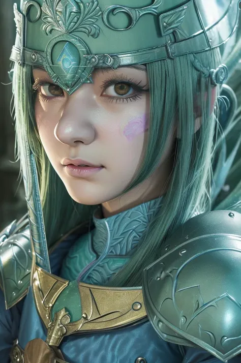 a 20 years old japanese girl,(dragonquest sage:1.5),(Excalibur:1.75),beautiful detailed eyes,beautiful detailed lips,extremely detailed face and eyes,long eyelashes,fantasy,medieval,magic,medieval castle,landscape,art,digital painting,cinematic lighting,vi...