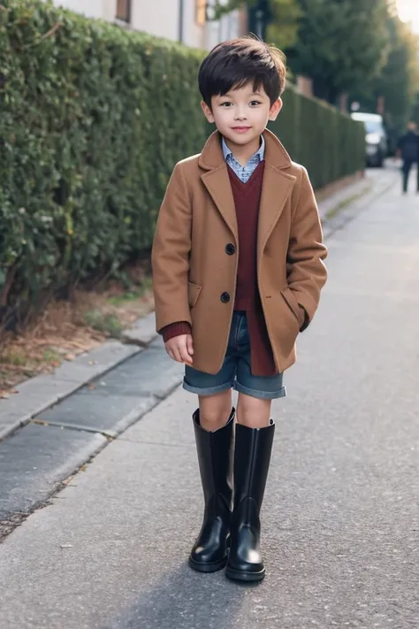 Cute long boots for boys