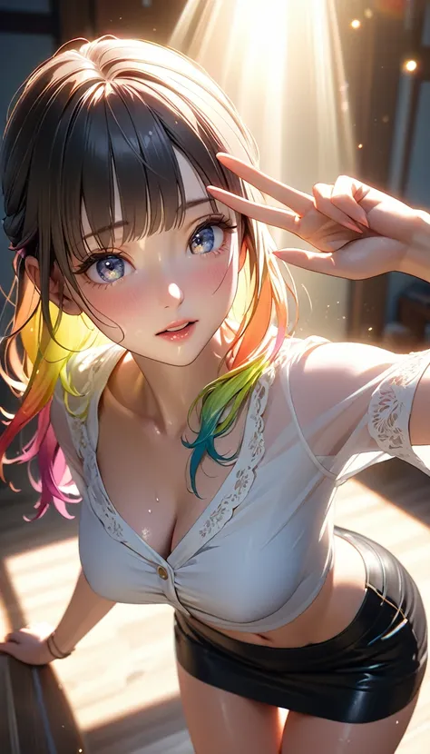 Masterpiece、最high quality、high quality、High definition、High resolution、High detail、Lens flare、Ray tracing method、high qualityの質感、high qualityの影、Beautiful details、Detailed and delicate、Detailed texture、Realistic facial expression、Realistic and colorful、Deli...