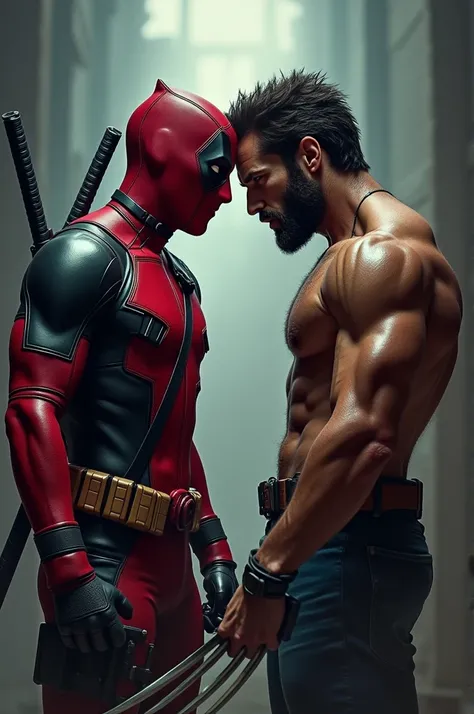 Movie poster of Deadpool vs. Wolverine，more details，Erase Spark，Focus，Upper Body