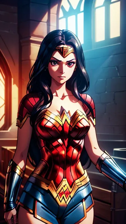 (1girl, wonder woman), (extremely detailed cg unit 8k wallpaper),(master part), (best quality), (ultra detail), (best illustrati...