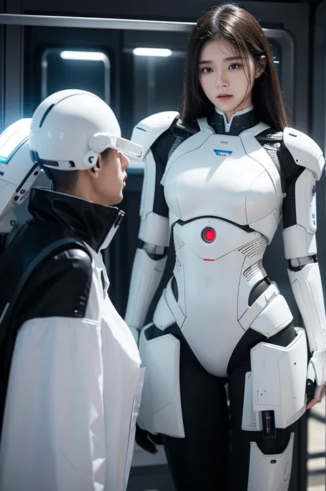 A future world where everything is managed by AI。All men are held captive by female androids.、Semen is extracted