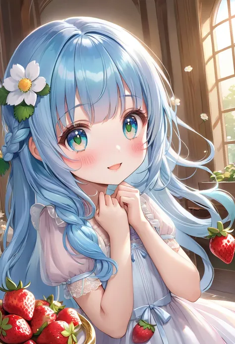 masterpiece, best quality, extremely detailed, (illustration, official art:1.1), 1 girl ,(((( light blue long hair)))), ,(((( li...