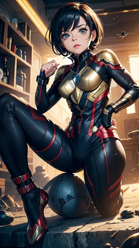 Tiny Mischief: As the Wasp, Janet has the ability to shrink to the size of an insect. She has a mischievous streak and has used her tiny size to pull pranks on her fellow Avengers, like hiding in Tony Stark’s helmet and giving him a scare when he put it on...