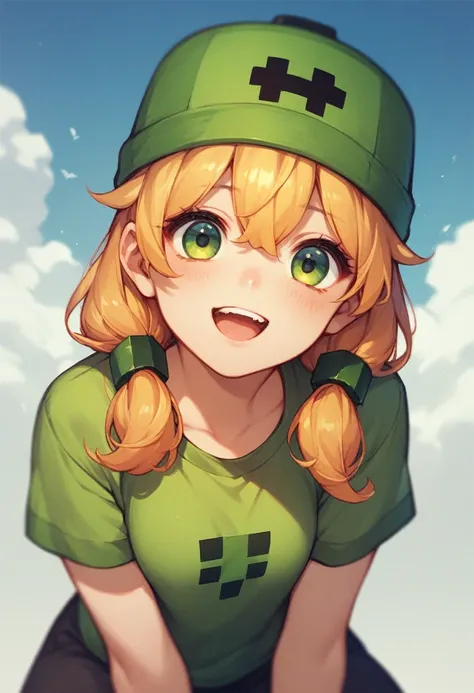 Creeper minecraft cute girl