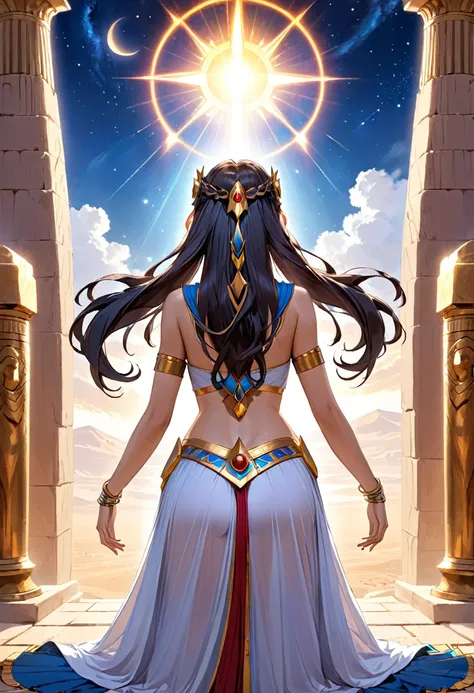 Goddess Ishtar from back 