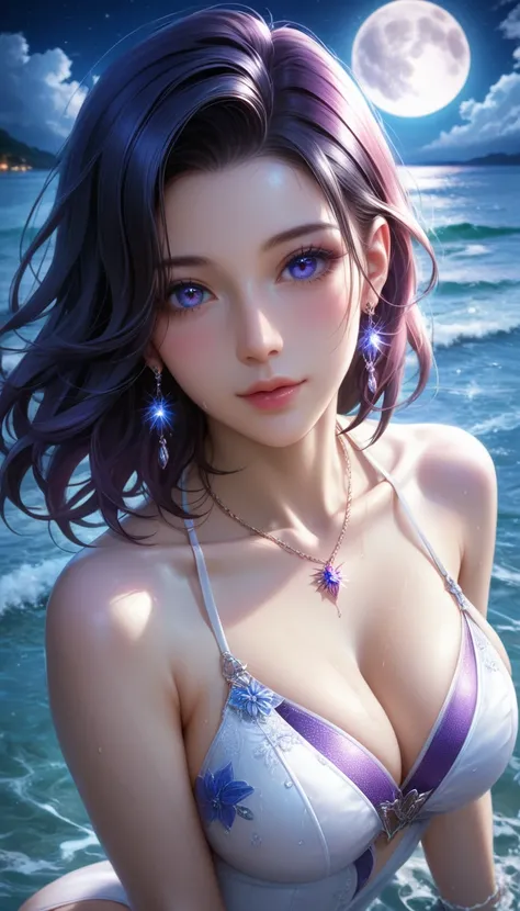 score_9, score_8_superior, score_7_superior, A masterpiece in 32K resolution,Highest quality,it is really amazing,Very detailed,Ultra-high resolution,Ultra-realistic,Realistic,Increased depth of field,Cinematic lighting,
Elegant Japanese woman,
black strai...