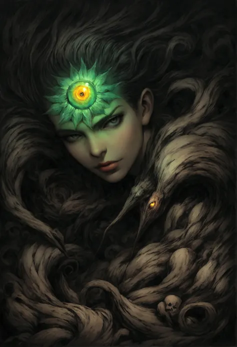 atraente Linda + genkay anime yuyu hakusho wearing winter sex green diamond com oculos refletor uma nevasca ghly intricate chupando morangos and hyperdetailed matte photography by Ismail Inceoglu Sakiyama James Gurney Victo Ngai Gregorio Catarino, M.W Kalu...