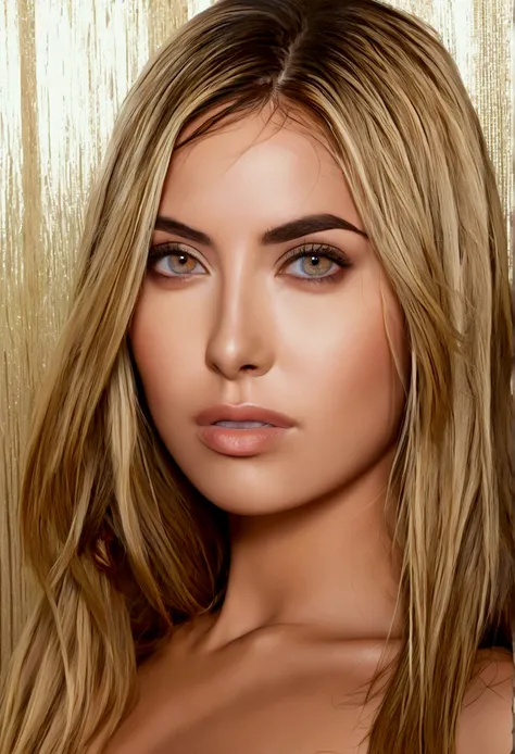 A very realistic and detailed photo of Ana De Armas, light makeup, long straight blonde hair, high quality photo 4k, very detailed, perfect fit, looking at the camera, detailed face, detailed almond eyes, 