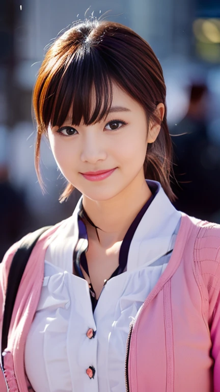 (1 girl, The buttons on the front of her blouse are undone.:1.2), Gorgeous Japanese actresses,
(RAW Photos, highest quality), masterpiece, 
(Realistic, Photorealistic:1.4), 

very delicate and beautiful, very detailed beautiful and detailed nose, beautiful...