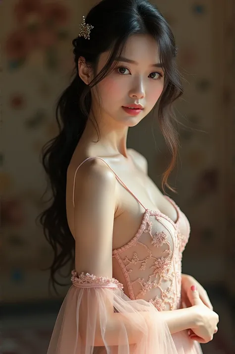 Mei is a vision of delicate, exotic beauty. The Asian woman possesses a lithe, graceful frame that moves with the fluid elegance of a dancer. Her flawless, porcelain skin is a canvas for her delicate features - almond-shaped eyes that sparkle with a mix of...