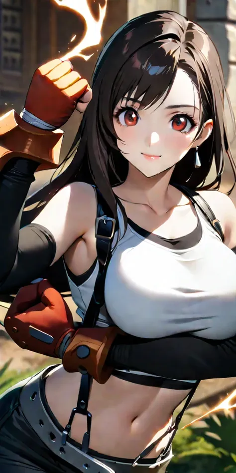 (((((tifa lockhart,final fantasy 7:1.5))))),((highest quality、masterpiece、anime style、best quality、high resolution、8k、detailed、u...