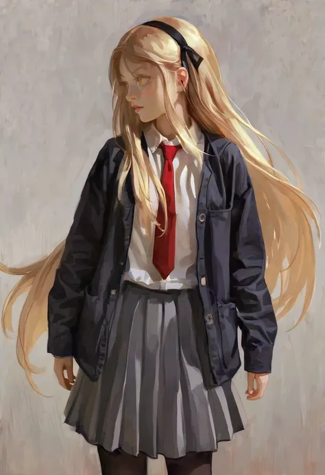 h3l3n, fkey, masterpiece, best quality, high quality, hyperrealistic anime painting, anime painting, loose long hair, dramatic d...