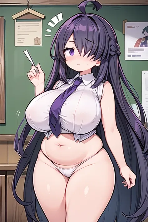 1 Beautifully Too Huge Breasted Cute mother, Pastel colors hair, (Excessively overwhelmingly gigantic huge breasts:1.6, Extra long sagging breasts:1.6, Thighs:1.2, thick legs:1.2, curvy:1.2, towering stature:1.6, massive fat thick unnatural belly, Plump), ...