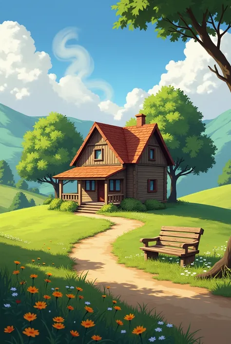 house in the countryside 