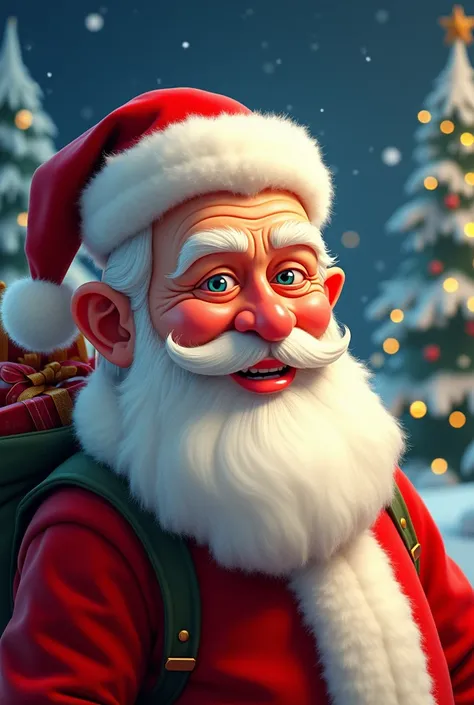 Santa Claus with the face of President Luis Inácio Lula da Silva 