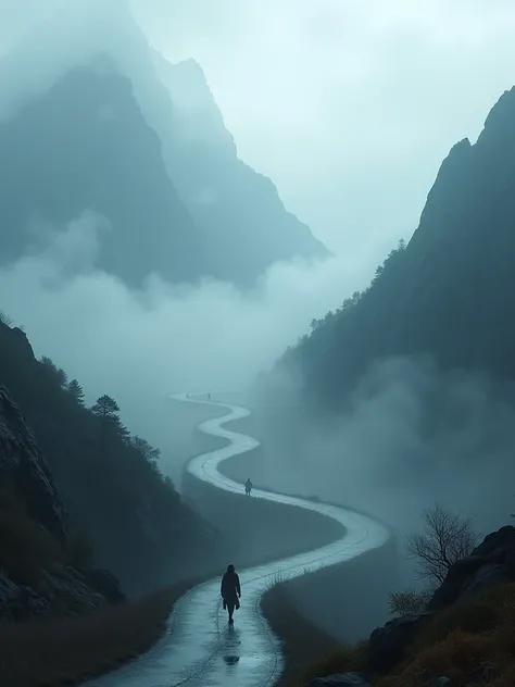 Navigate through the mysterious, fog-covered mountain roads, captured in breathtaking Ultra HD detail.