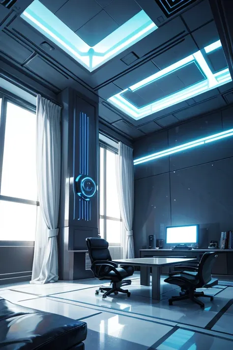 futuristic room