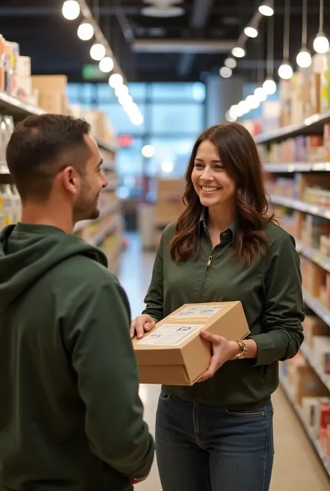 Friendly employees assisting customers in the store.
Friendly employees assisting customers in the store.
