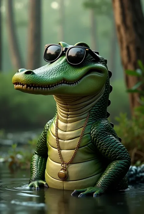 a chill asf alligator that looks like snoop dogg