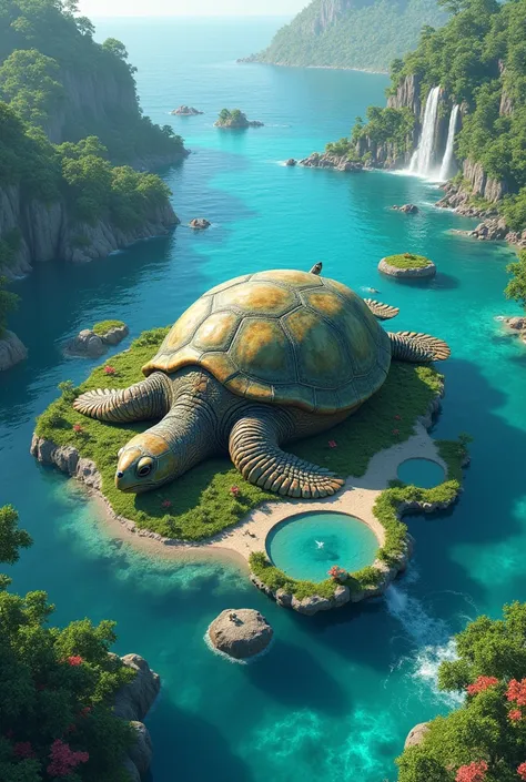 Island in the turtle