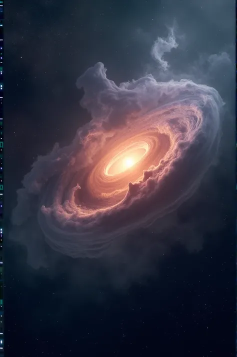 create a digital poster about the nebula theory