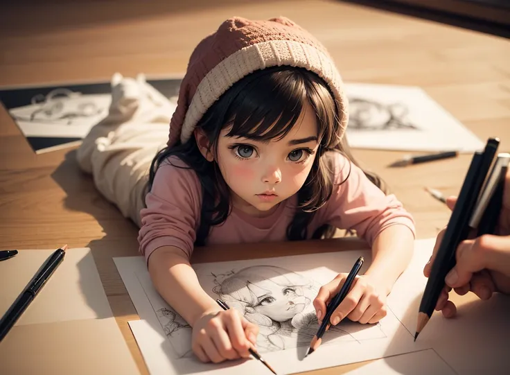 create a drawing in the same art style as mark spusta