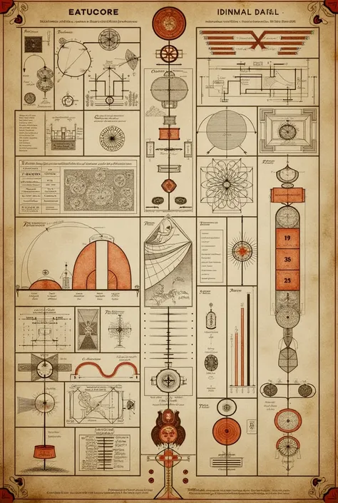 Statistical tables made by Da Vinci