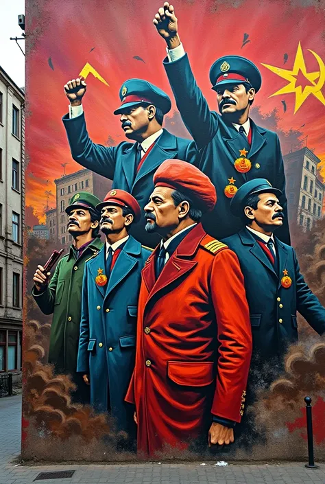 Graffiti of the Russian Revolution Simpler