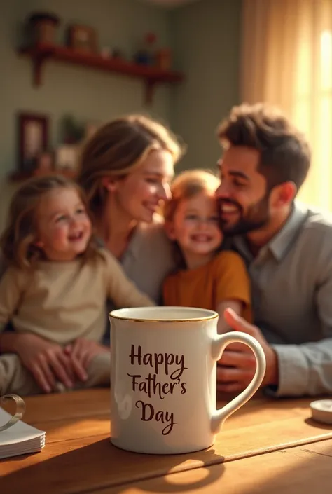 Create a Happy Father&#39;s Day image with the words: Happy Father&#39;s Day and Mother&#39;s Day please don&#39;t break this mug