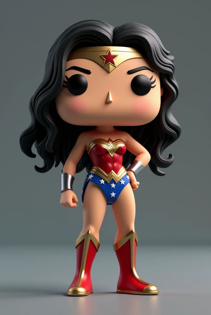 3d render of funko WonderWoman