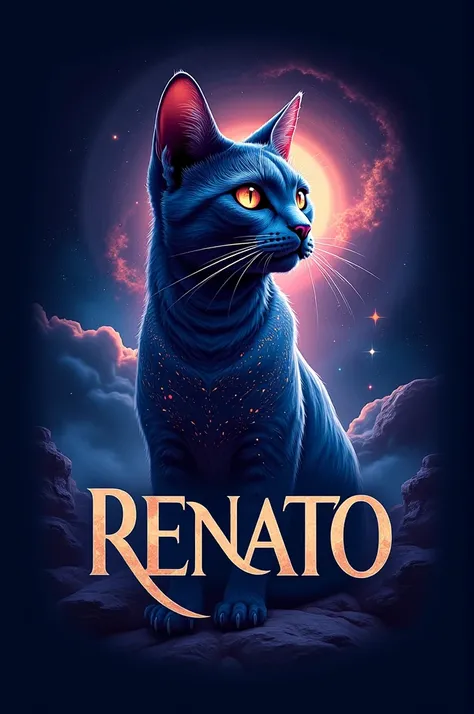 Galactic cat logo with the name Renato 5 years ago