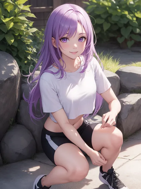 (extremely detailed CG unity 8k wallpaper),(masterpiece),(best quality),(ultra-detailed),(best illustration),(best shadow),1girl, solo, purple eyes, looking at viewer, long hair, closed mouth, purple hair, bangs, outdoors, sidelocks, pale skin, no pupils, ...